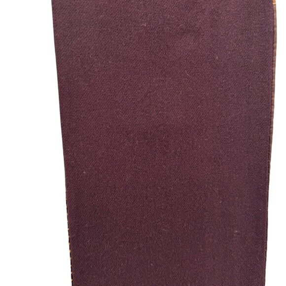 Christian Dior Scarf Womens Brown Multicolor Paisley Silk Wool Fringe 54" x 10" - Picture 11 of 12